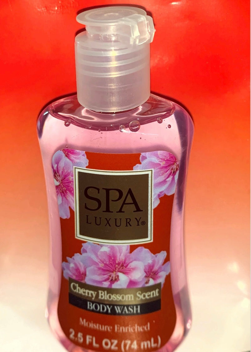 Spa luxury body wash and lotion