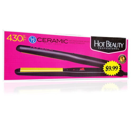 Hot beauty 1/2” ceramic flat iron
