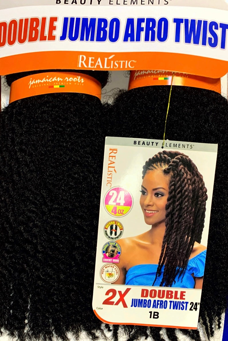 2X Double Jumbo Afro Twist 24”