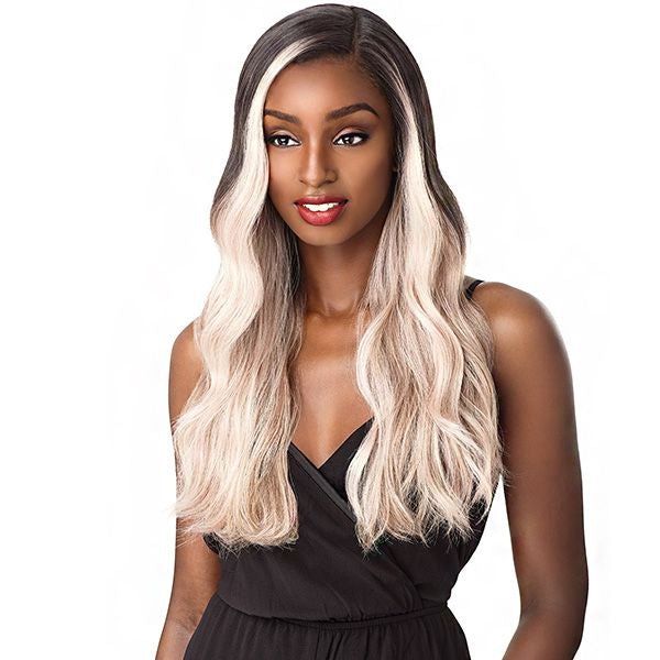 sensationnel empress synthetic lace front edge wig natural curved