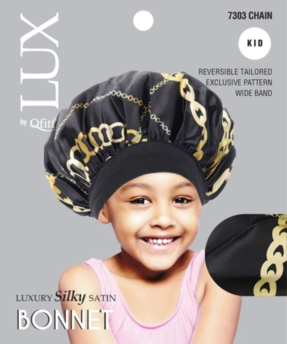 Liz Silky Satin Bonnet Cap