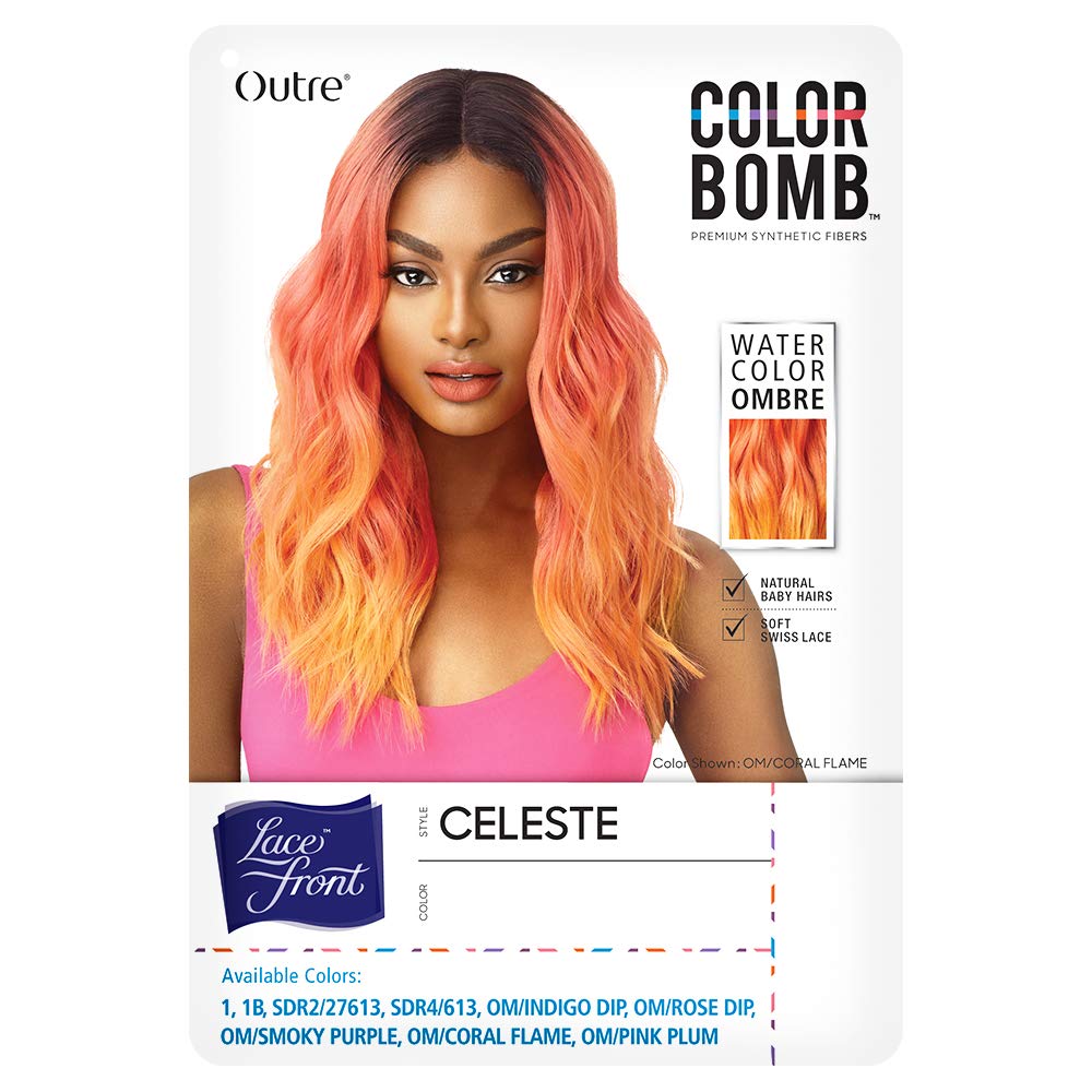 Color bomb Celeste lace front wig