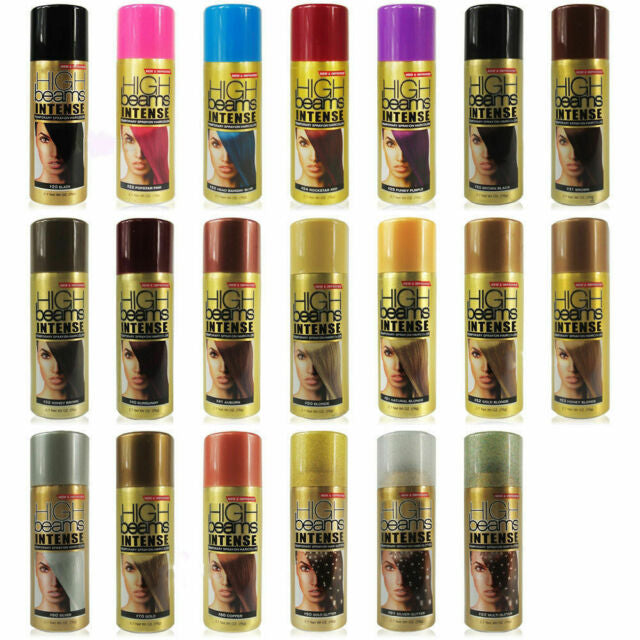 High beams intense temporary spray
