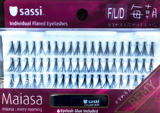 Sassi flare long double individual eyelashes