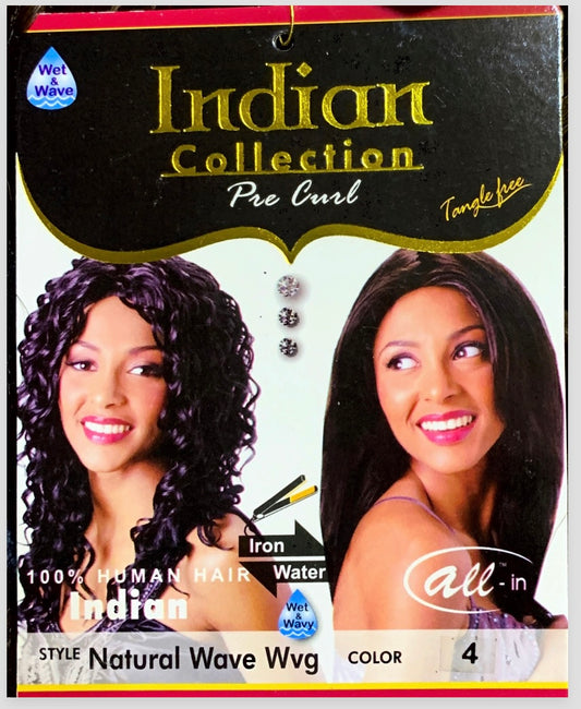 Indian Collection Natural Wave Wvg 8”10”12”14”