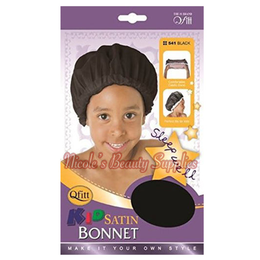 Qfitt kid satin bonnet