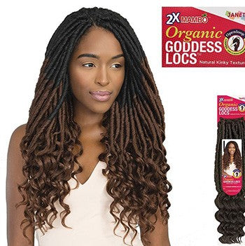 2X Mambo Organic Goddess Locs 18”