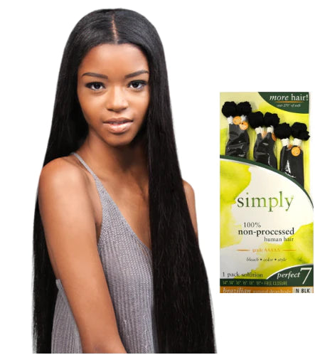 Simply Brazilian natural blow out straight 14”14”16”16”18”18”