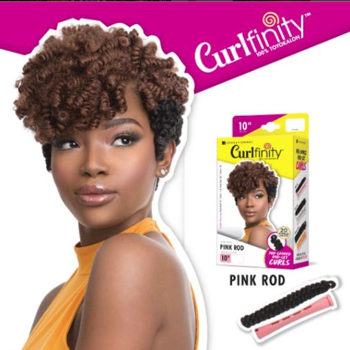 Sensationnel Curlfinity pink rod 10” 27