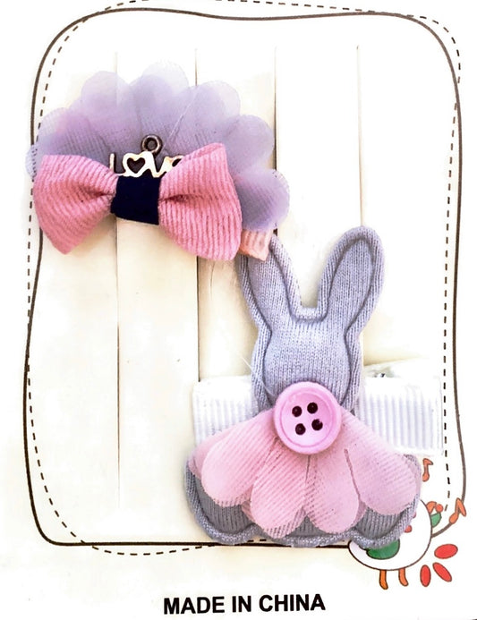 Rabbit hair clip