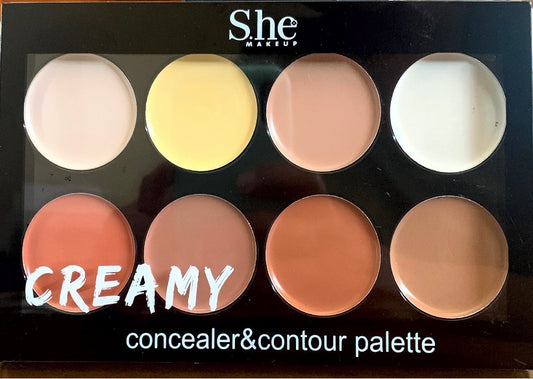 She MakeUp Creamy Concealer&Contour Palette