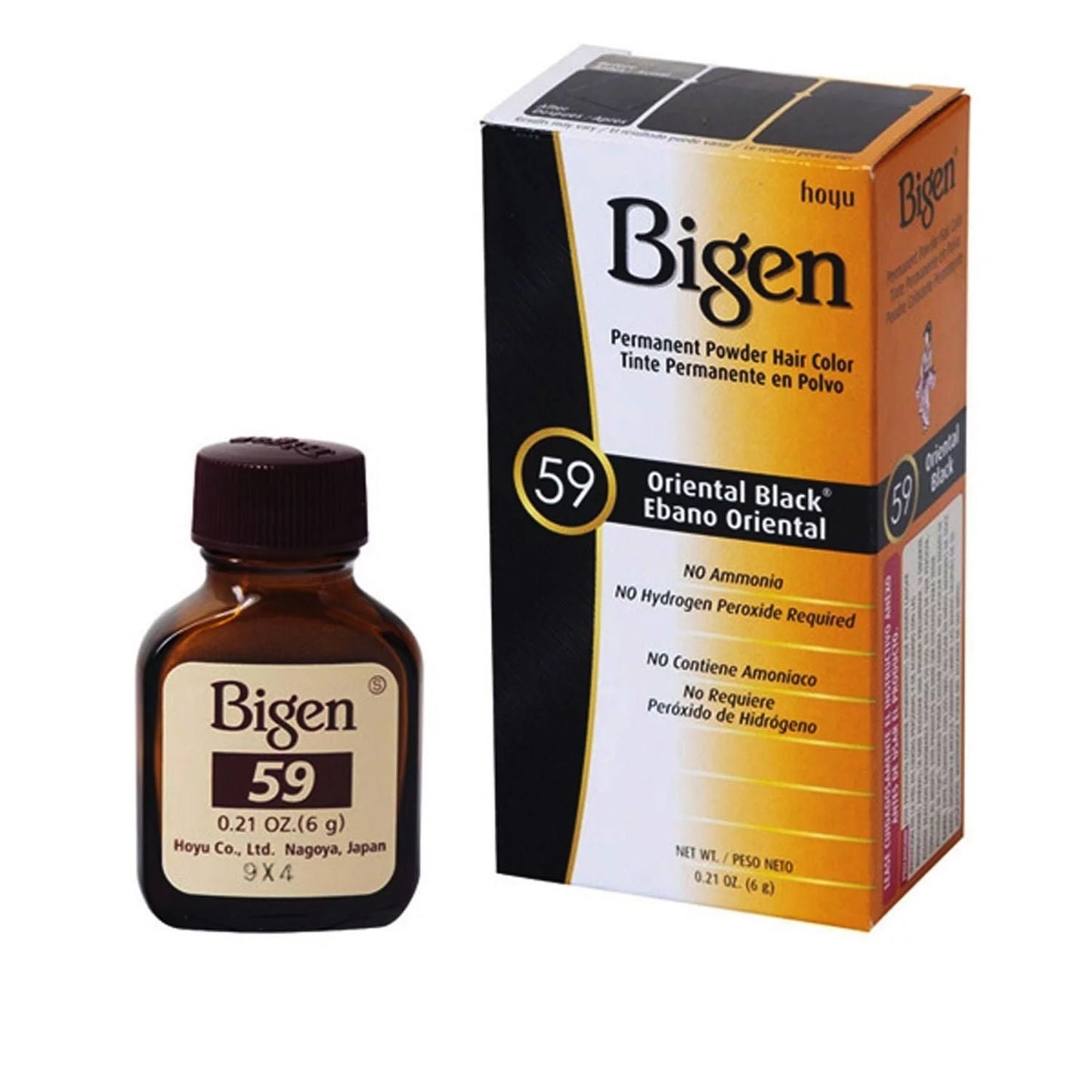 Bigen permanent powder hair color