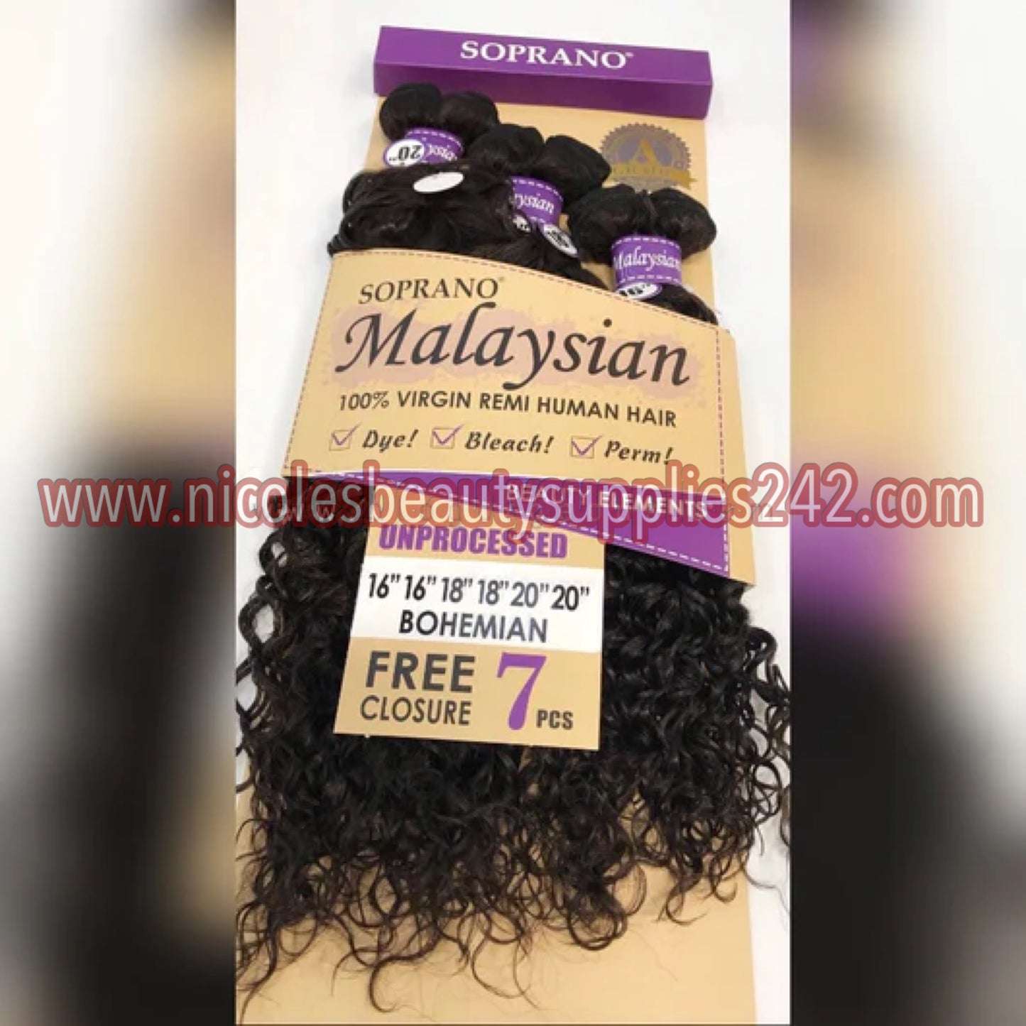 Malaysian Bohemian remi hair