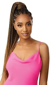 Pretty quick wrap ponytail medium box braid 26”