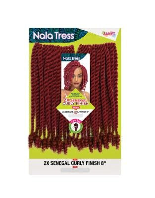 Nala tress 2X Senegal Curl Finish 8”