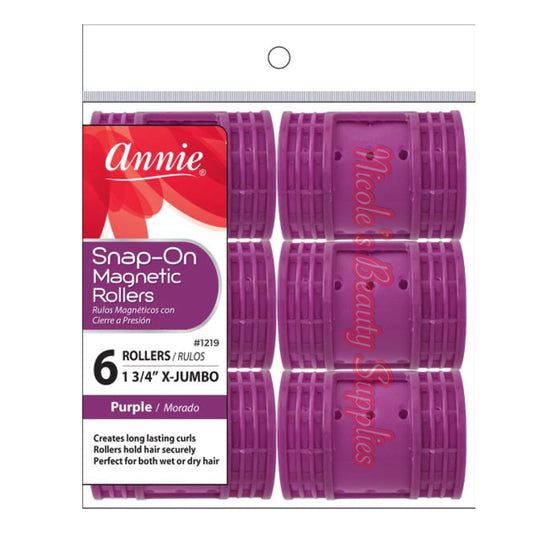Annie Snap on a magnetic rollers 6 XL