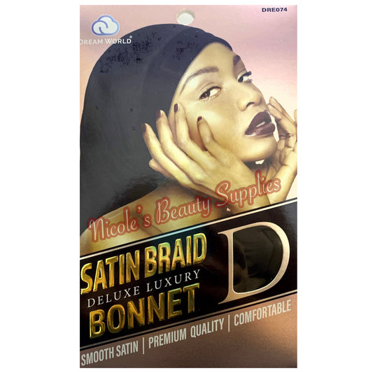 Satin Braid Deluxe Luxury Bonnet