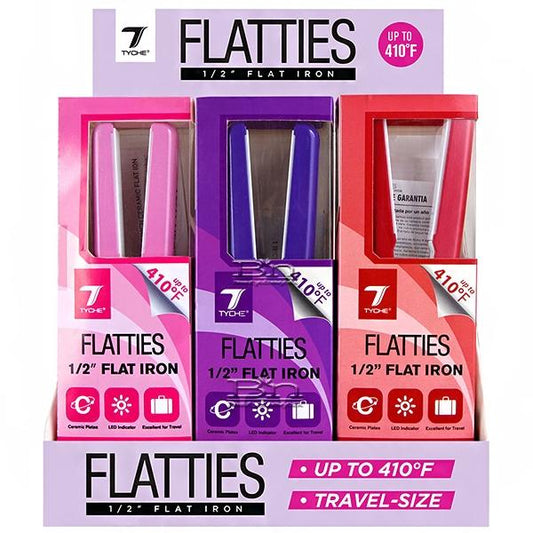 Tyche Flatties 1/2” Flat Iron