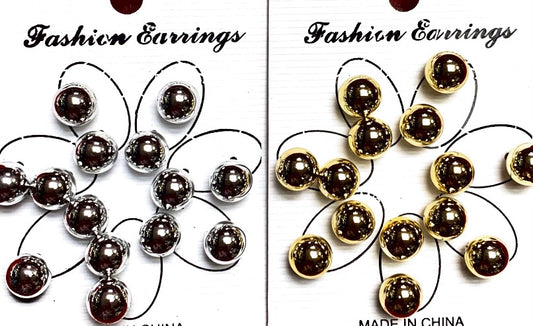 Knob earrings