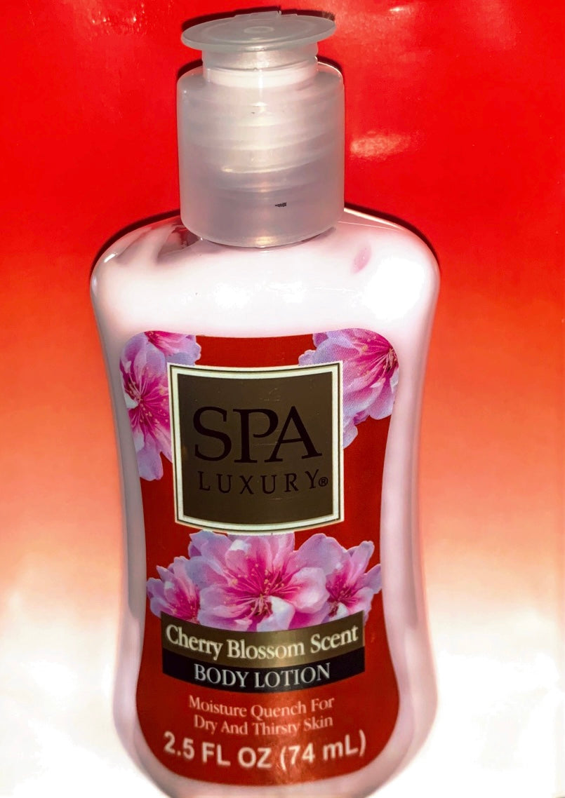 Spa luxury body wash and lotion