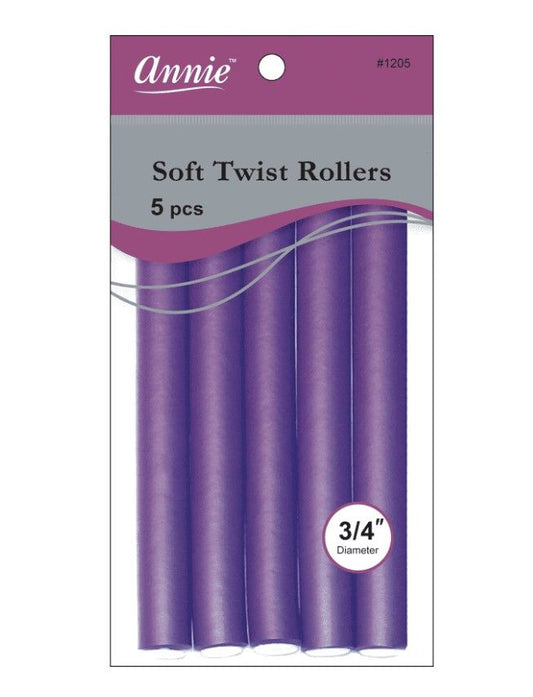Annie Soft Twist Rollers 5pcs #1205