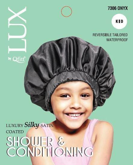 Lux luxury silky coated shower&conditioning cap